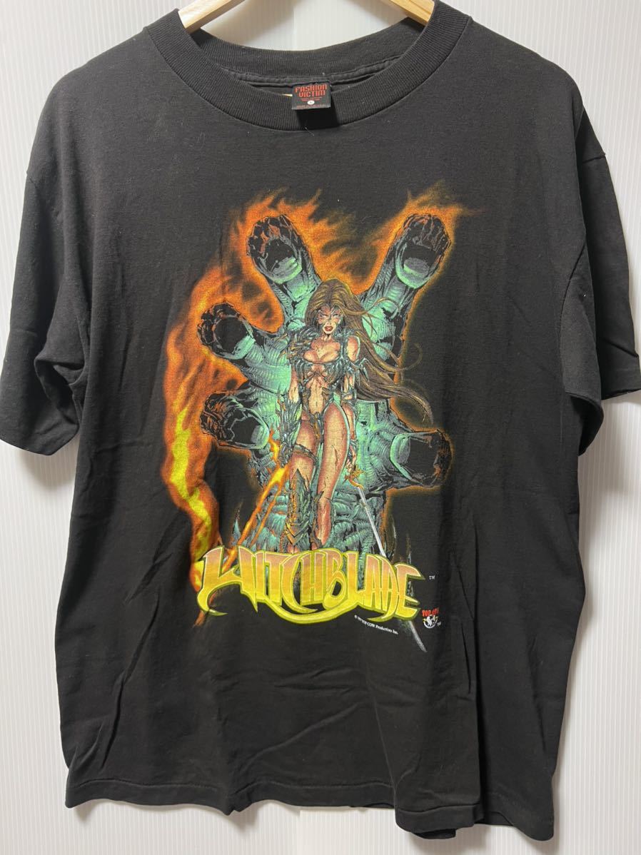 90s Witch Blade ヴィンテージ Tシャツ USA製 稀少 FASHION VICTIM 