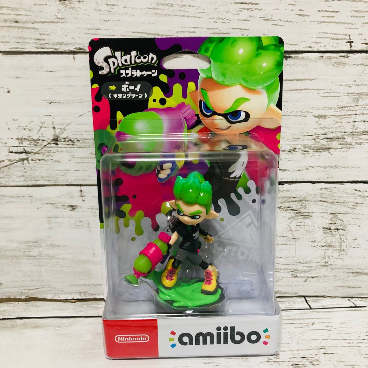 amiibo ボーイ ネオングリーン スプラトゥーンシリーズ