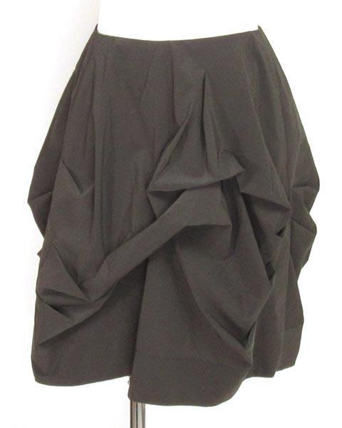 60%OFF】 フォクシーニューヨーク 膝丈スカート ダークグレー