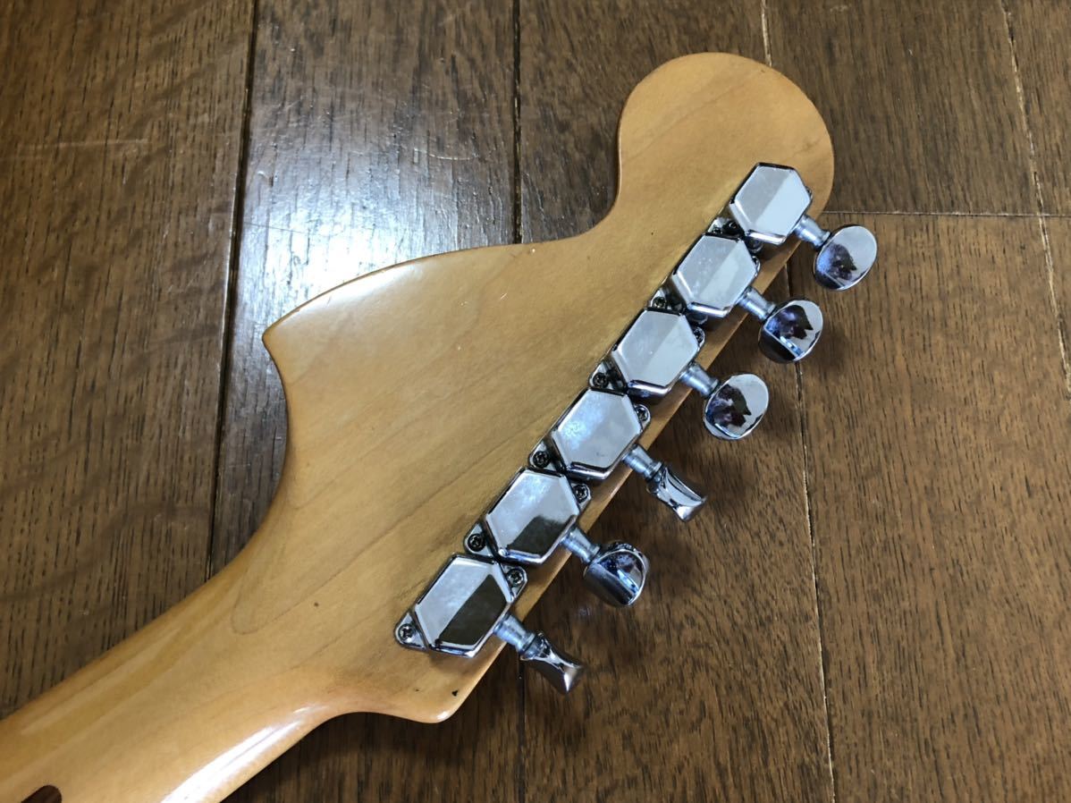 [GT]Fender Japan Squier フェンダー・ジャパン スクワイヤー ST72 ラージヘッド BLK ブラック ローズ指板 Aシリアル 貴重品 Made In Japan_画像9