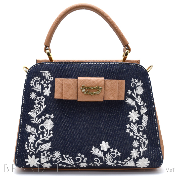 激安通販新作 デニム レディース ハンドバッグ サマンサベガ ネイビー 美品 SAMANTHAVEGA 刺繍 ショルダーバッグ 2WAY ブラウン レザー ハンドバッグ 激安通販新作 デニム レディース ハンドバッグ サマンサベガ ネイビー 美品 SAMANTHAVEGA 刺繍 ショルダーバッグ 2WAY ブラウン レザー ハンドバッグ