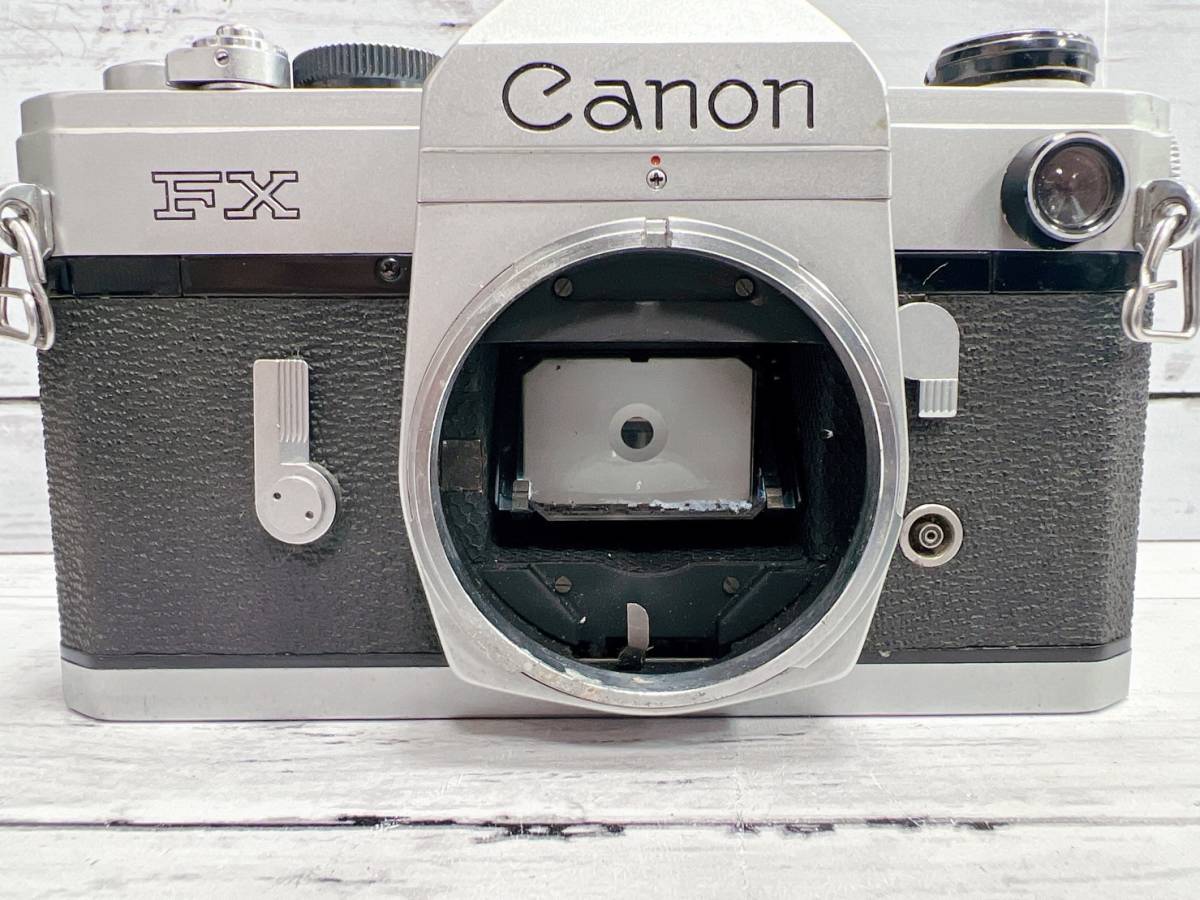 キャノン Canon FX LENS FL 50mm 1 1.8 一眼レフ フィルムカメラ マニュアルフォーカス シルバーボディ 【4276】