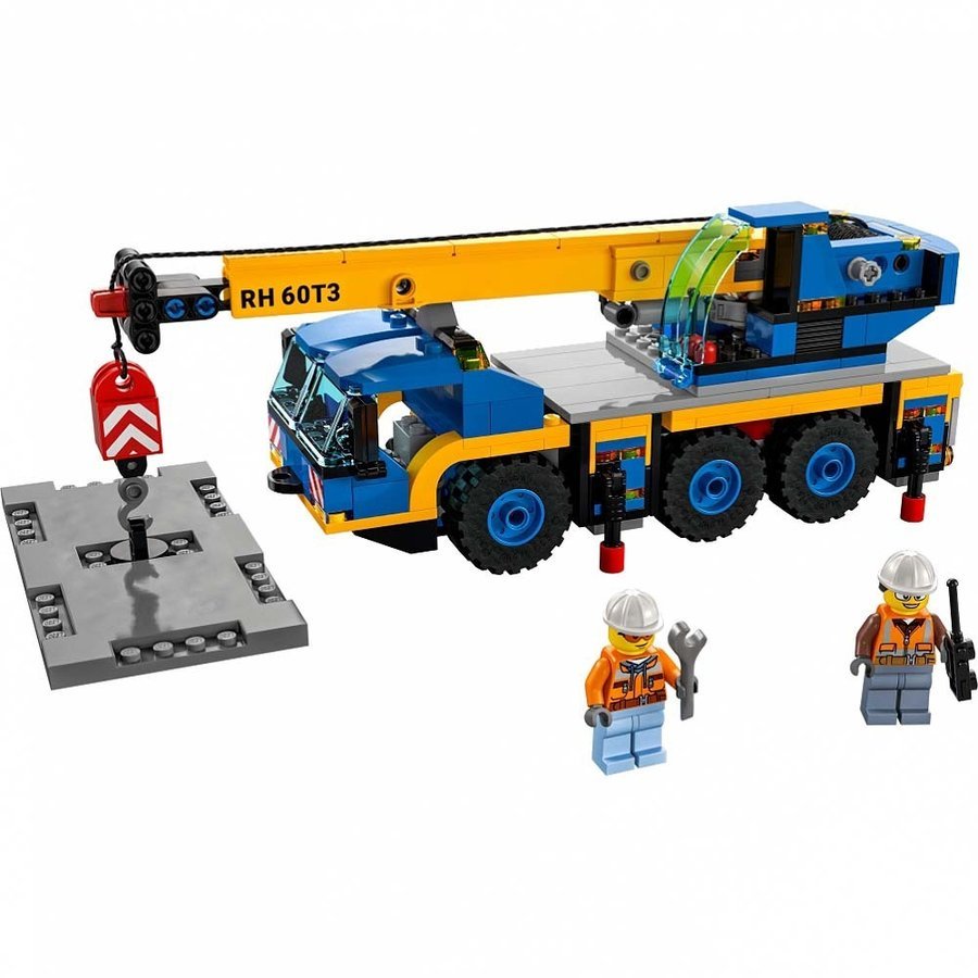 即有 新品未開封 LEGO CITY レゴ シティ 60324 クレーン車 街シリーズ 工事現場 Mobile Crane building Kit 同梱可 宅急便 送料950円～_商品見本