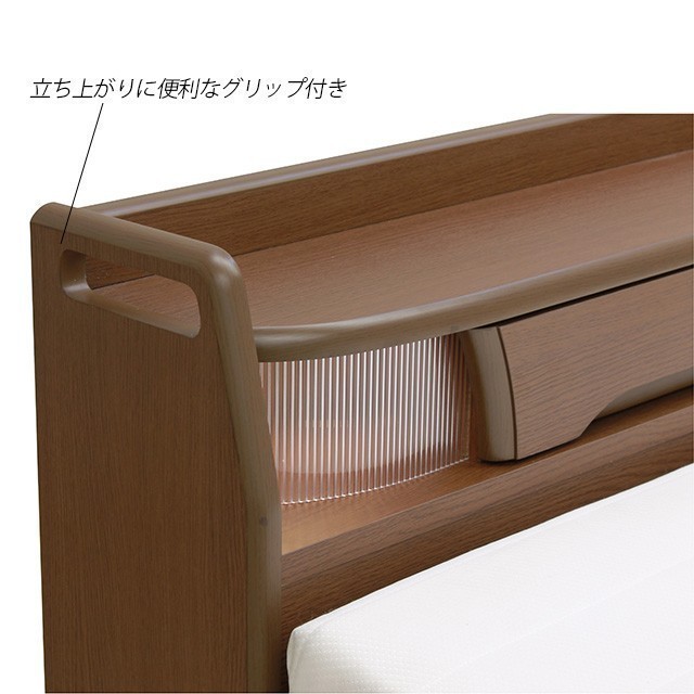 [ opening * assembly installation attaching ] electric bed 1 motor medium Brown pocket coil mattress single nursing bed reclining bed 