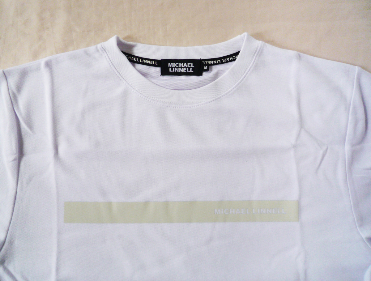 MICHAEL LINNELL マイケルリンネル Tシャツ 半袖 Mサイズ ホワイト/ホワイト_画像2
