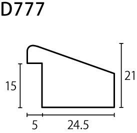 デッサン用額縁 木製フレーム D777 アクリル付 太子_画像2