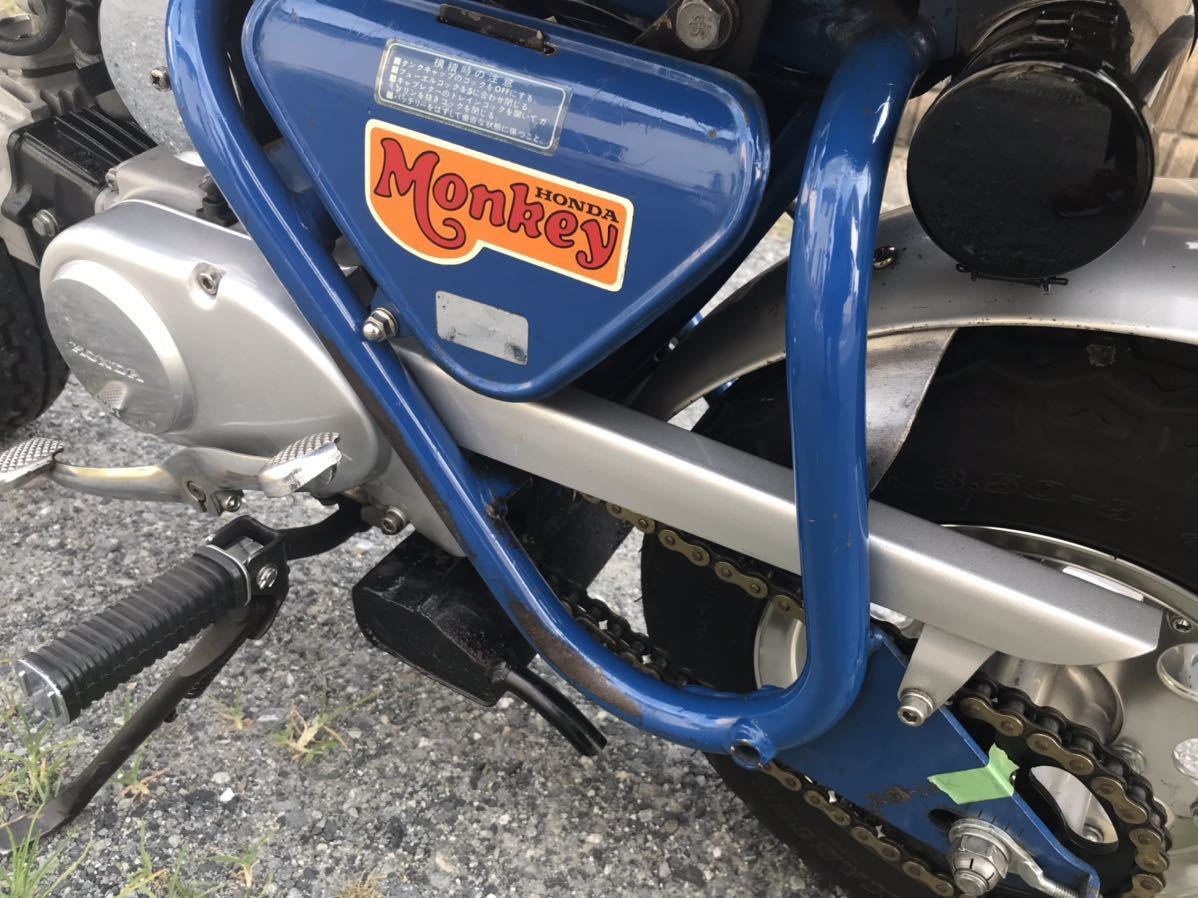 ホンダ HONDA モンキーZ50A 両手ブレーキ 実動車 75ccボアアップ 各