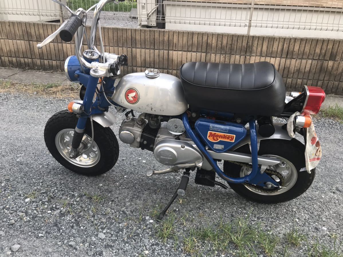 ホンダ HONDA モンキーZ50A 両手ブレーキ 実動車 75ccボアアップ 各