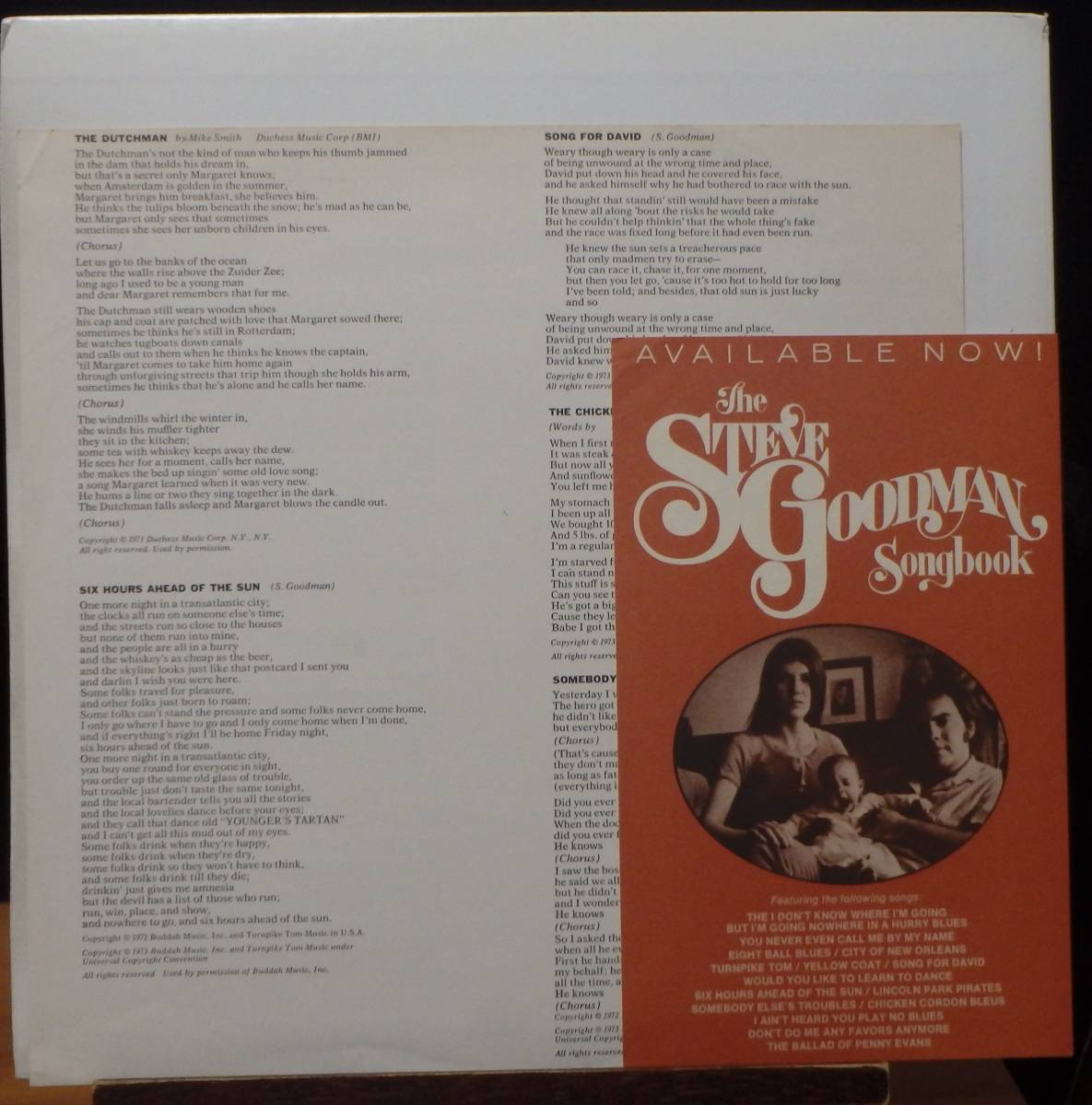 【SW357】STEVE GOODMAN 「Somebody Else’s Troubles」, ’72 US Reissue　★SSW/フォーク/カントリー_画像3