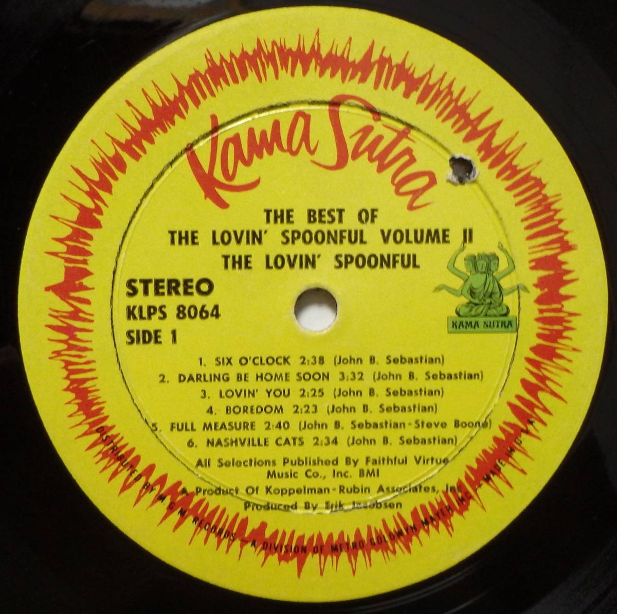 【SW236】THE LOVIN’ SPOONFUL 「The Best Of～Volume Two」, ’68 US Original/Comp. ★フォーク・ロック/ポップ・ロック_画像4