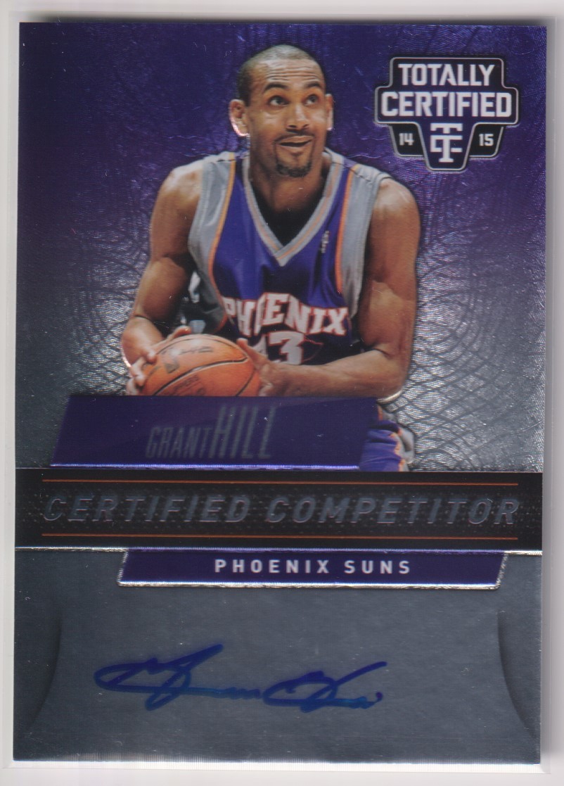 NBA GRANT HILL AUTO 2014-15 PANINI TOTALLY CERTIFIED CERTIFIED COMPETITOR Signature Autograph /49 枚限定 グラント ヒル 直筆 サイン_画像1