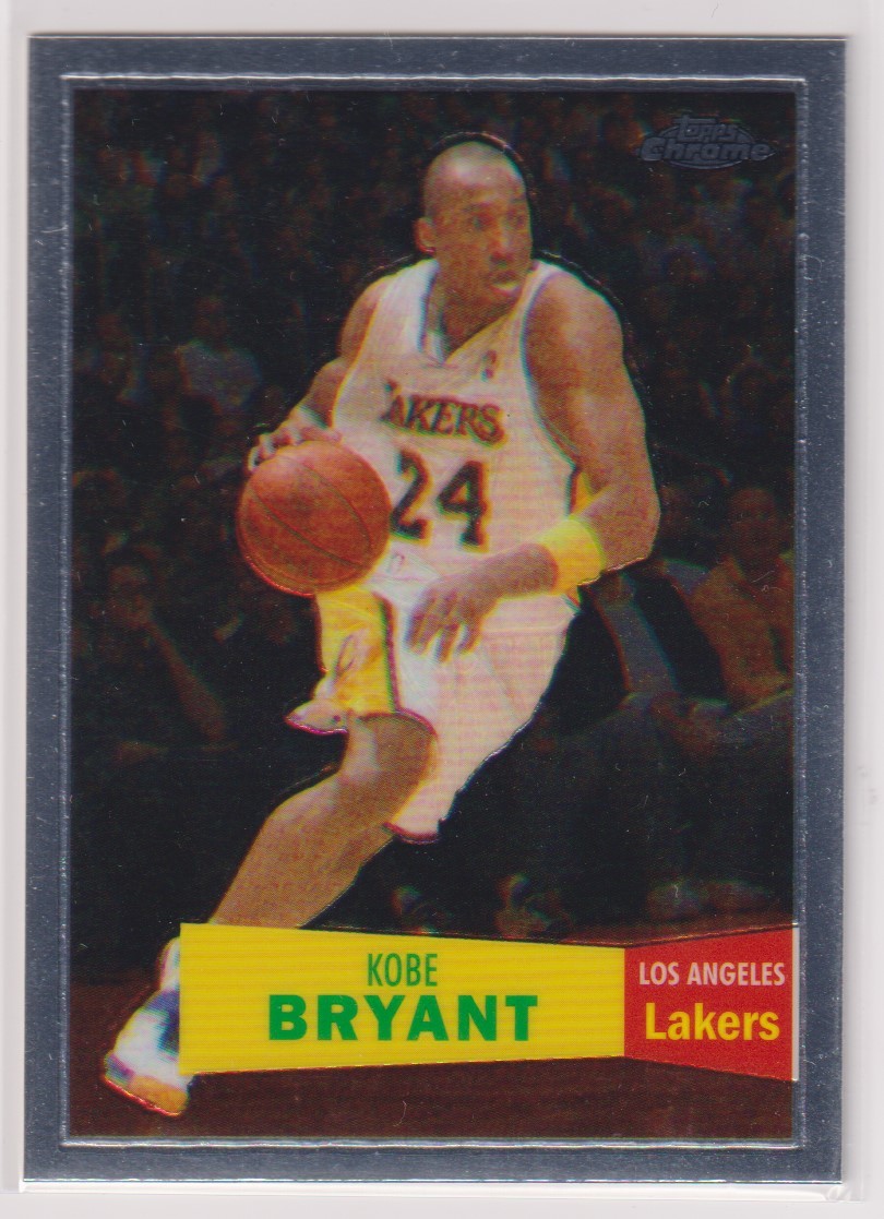 NBA KOBE BRYANT 2007-08 Topps Chrome 1957-58 Variations BASKETBALL LOS ANGELES LAKERS コビー ブライアント レイカーズ トップス_画像1