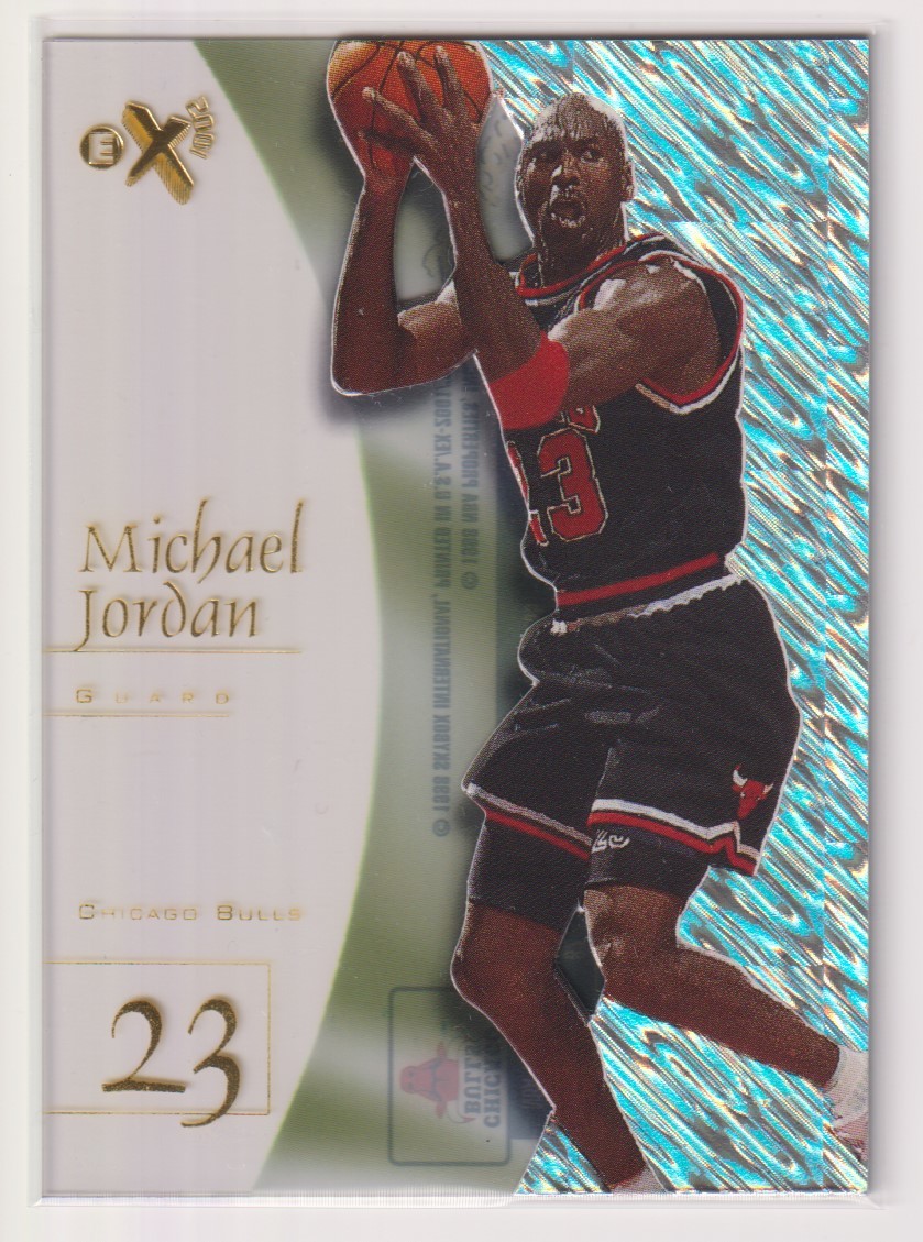 NBA MICHAEL JORDAN 1997-98 FLEER SkyBox E-X 2001 BASKETBALL No. CHICAGO  BULLS マイケル・ジョーダン ブルズ バスケットボール