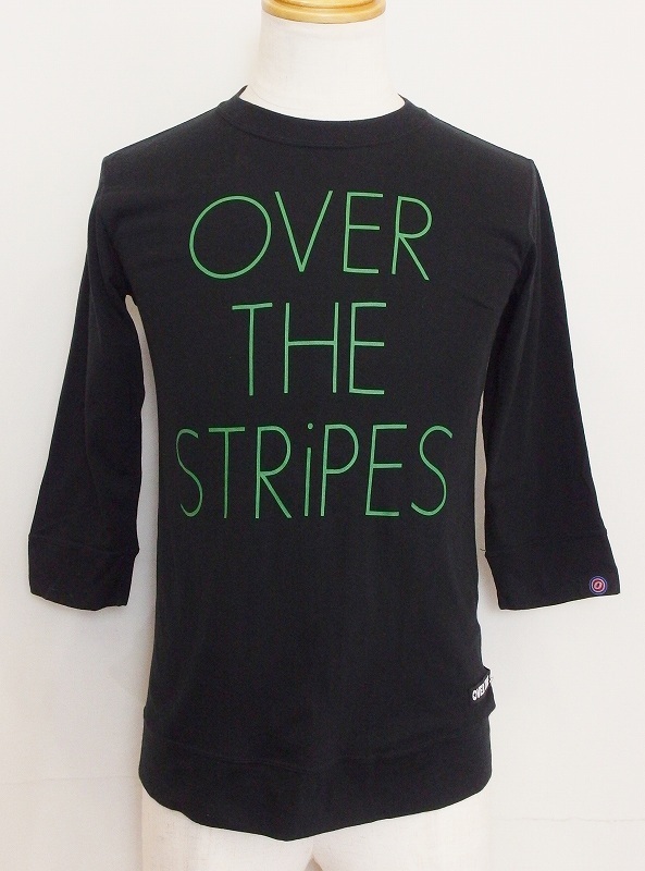 OVER THE STRiPES オーバーザストライプス 7分袖　Tシャツ カットソー メンズ XS_画像1
