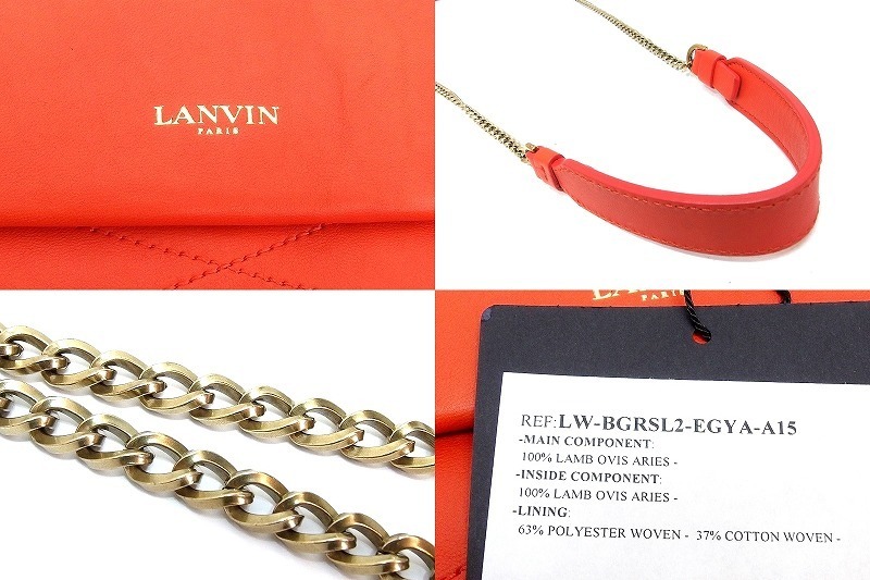 定番最安値】 LANVIN - LANVIN ランバン ショルダーバッグ シュガー
