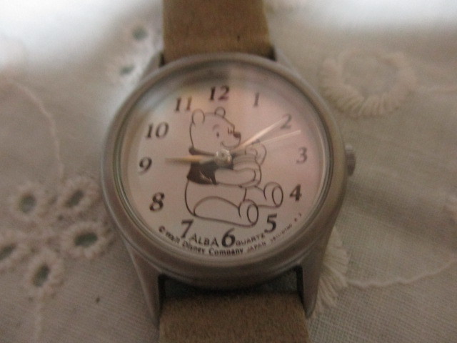 1990 period ALBA Alba Winnie The Pooh wristwatch unused 