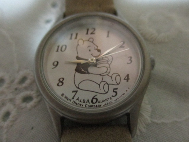 1990 period ALBA Alba Winnie The Pooh wristwatch unused 