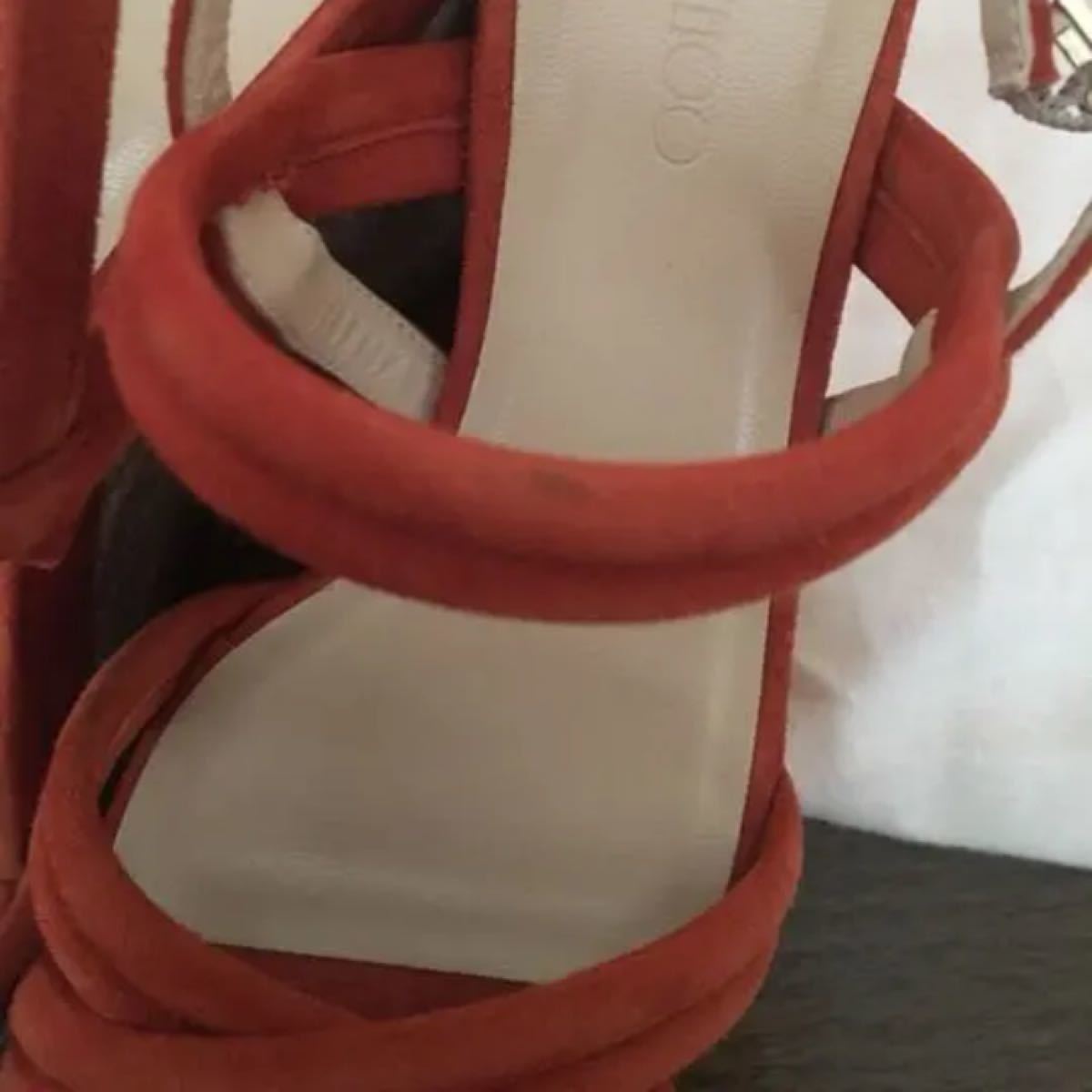 Jimmy Choo ジミーチュウ☆ウエッジソール サンダル オレンジ biencel.mx