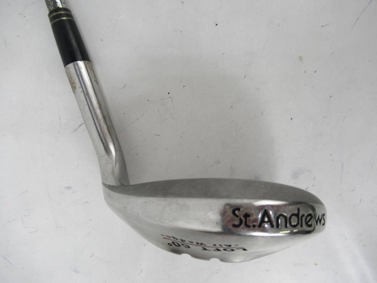 ★St.Andrews セントアンドリュース Air Wedge ウェッジ 純正スチールシャフト D318★レア★激安★中古★_画像2