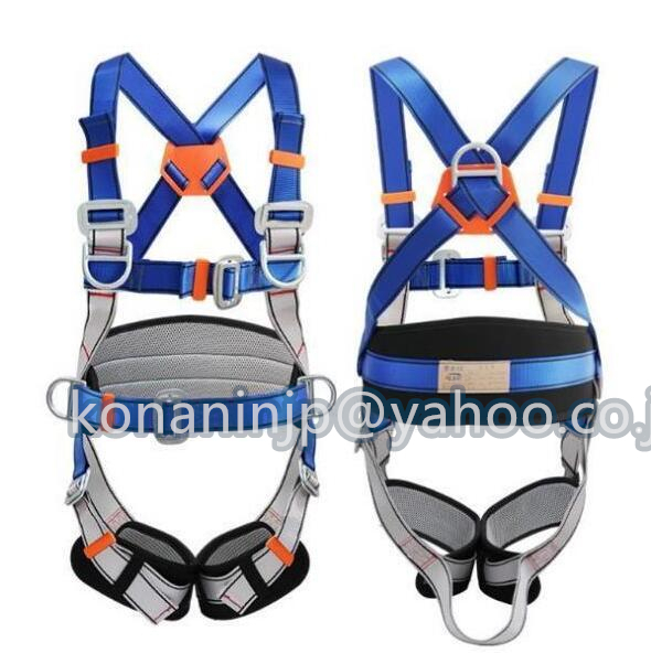  practical use * high quality * safety belt full Harness Harness type . Chrome plating hook rope type 2 number .. Ran yard attaching 1.2m small of the back pad attaching light weight buckle 