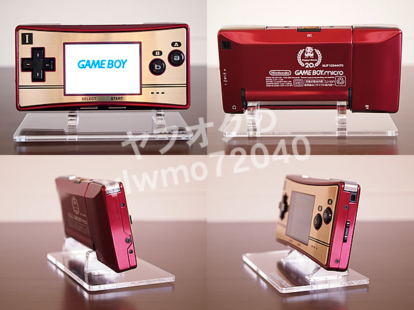 ★新品★ ゲームボーイミクロ専用スタンド ディスプレイ ゲームボーイミクロ アドバンス GAMEBOY micro_画像3