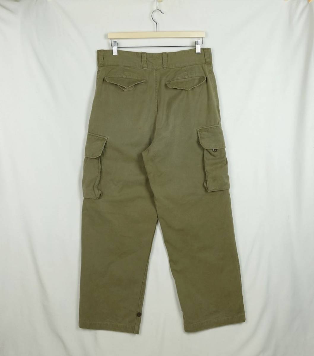 古着】【Used】フランス軍 M47 前期 カーゴパンツ 平織り ホップサック