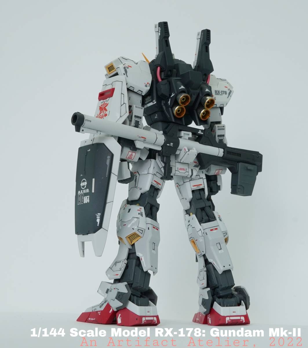 RG 1/144 ガンダムMk-II 徹底改修塗装済完成品 built and arranged by An Artifact Atelier_画像8