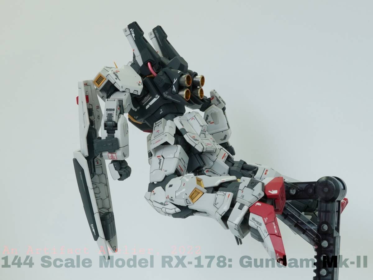 RG 1/144 ガンダムMk-II 徹底改修塗装済完成品 built and arranged by An Artifact Atelier_画像10