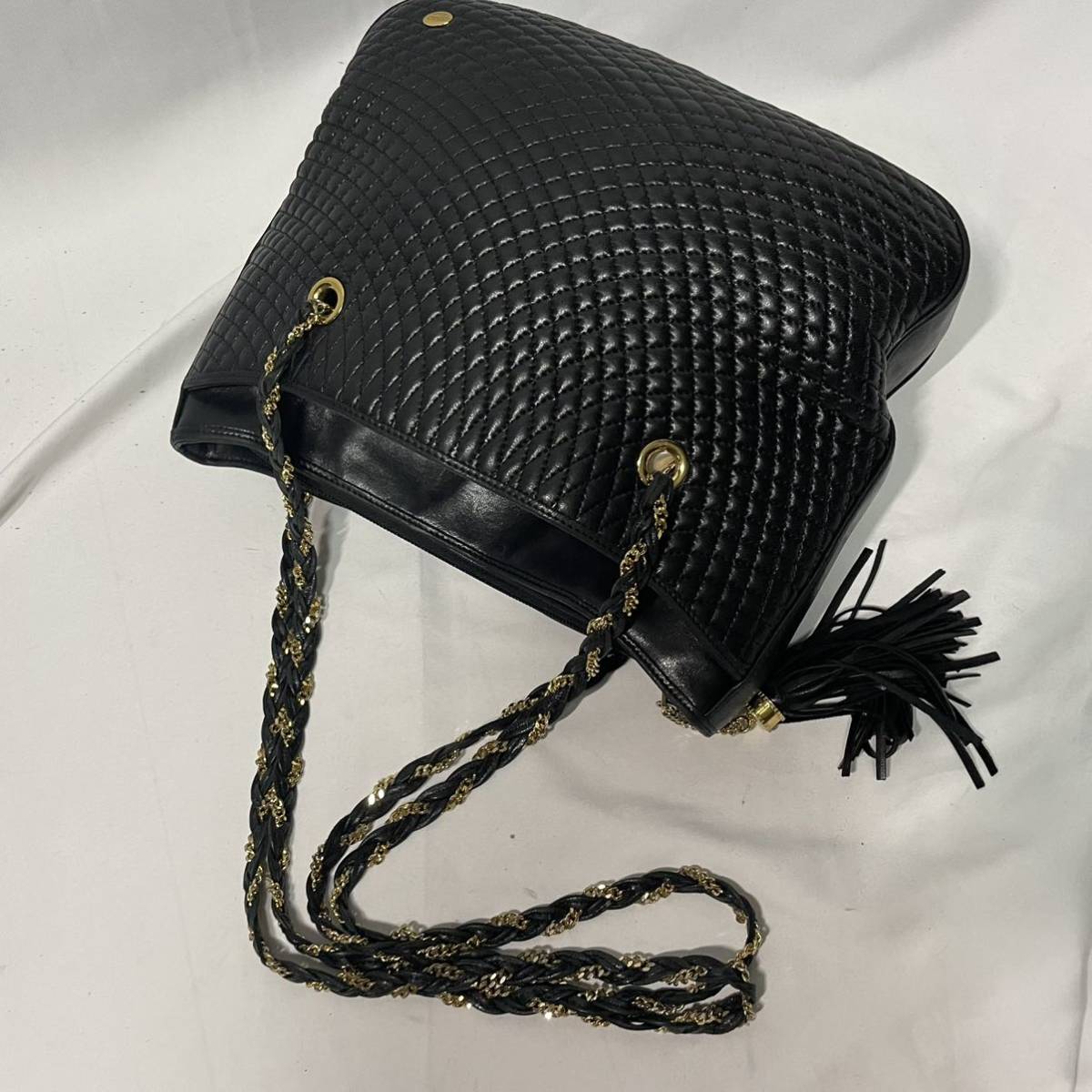 バリー ショルダーバッグ ロゴ レザー ターンロック ゴールド金具 www