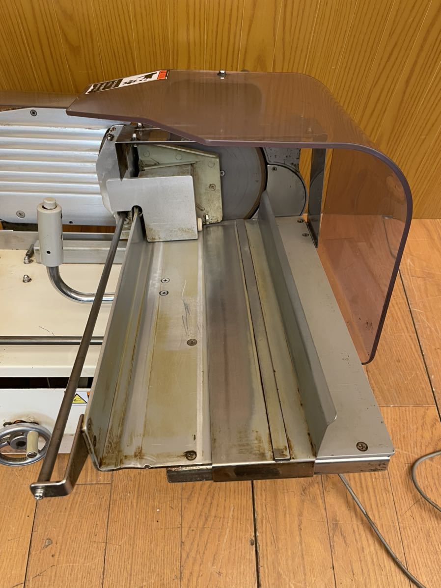 Yahoo!オークション - 動作品 手動パンスライサー Safety100S型 Yahoo!オークション - 動作品 手動パンスライサー Safety100S型