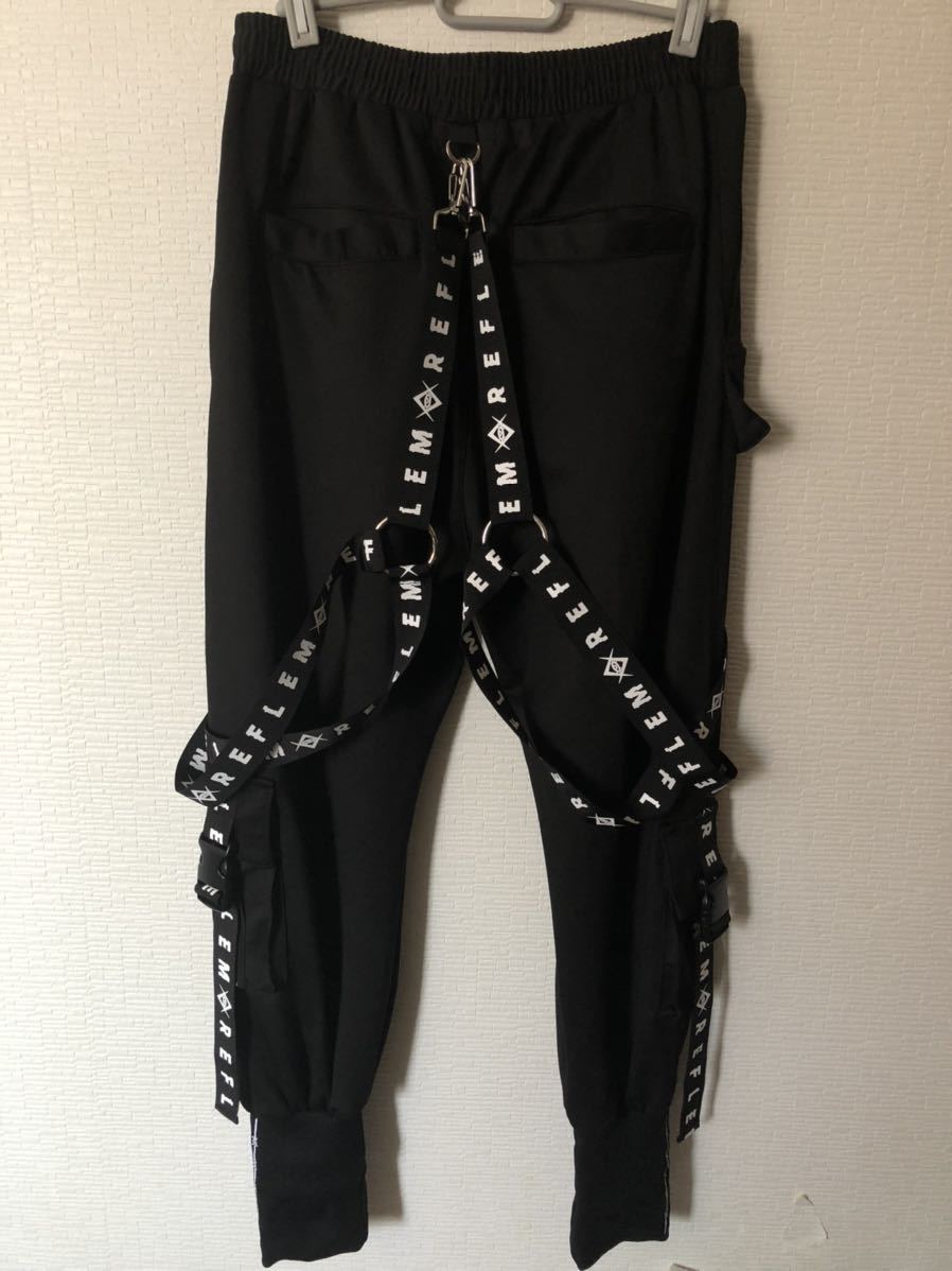 REFLEM ハーネスロゴテープデザインカーゴパンツ B | loneoakpoint.com