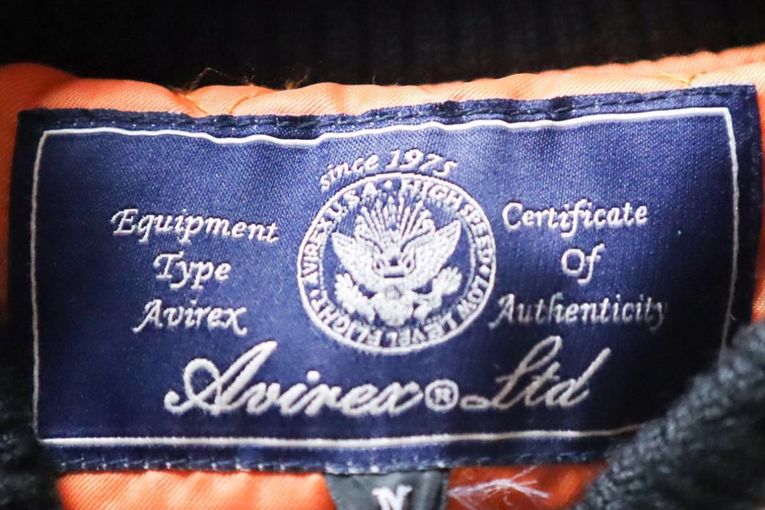 【タグ付き新品】AVIREX USA アヴィレックス スタジャン スタジアムジャケット 万国旗 フルデコ ワッペン 刺繍 イーグル 5