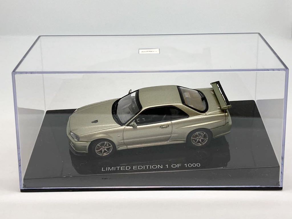 オートアート 1/43 日産 スカイライン R34 GTR V-SPEC Ⅱ NUR オートアート 1/43 日産 スカイライン R34 GTR V-SPEC Ⅱ NUR