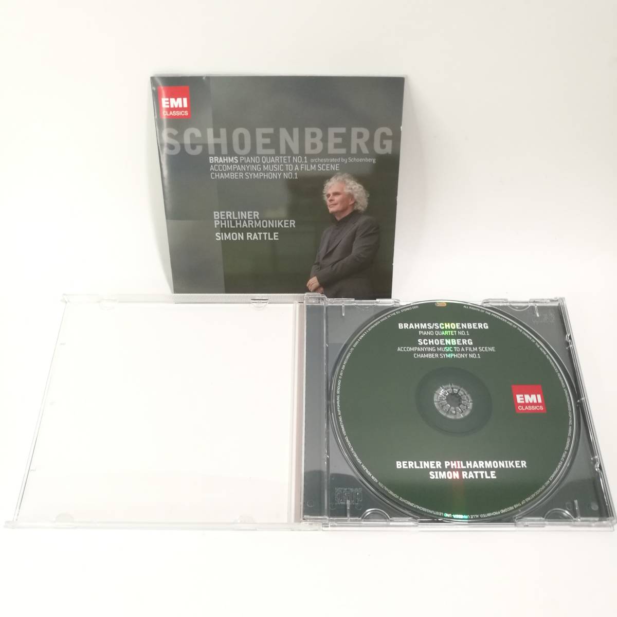 [C1520]輸入盤 SIR SIMON RATTLE・BERLINER PHILHARMONIKER / SCHOENBERG・BRAHMS　/CD/サー・サイモン・ラトル/5099945781520_画像1