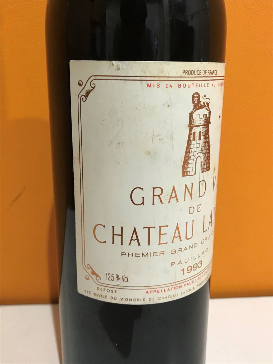 CHATEAU LATOUR 1993年 シャトー・ラトゥール ワイン 未開栓_画像3