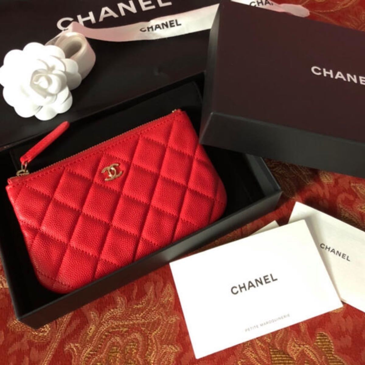 限定 クーポン10% シャネル CHANEL ポーチ クラシックミニポーチ