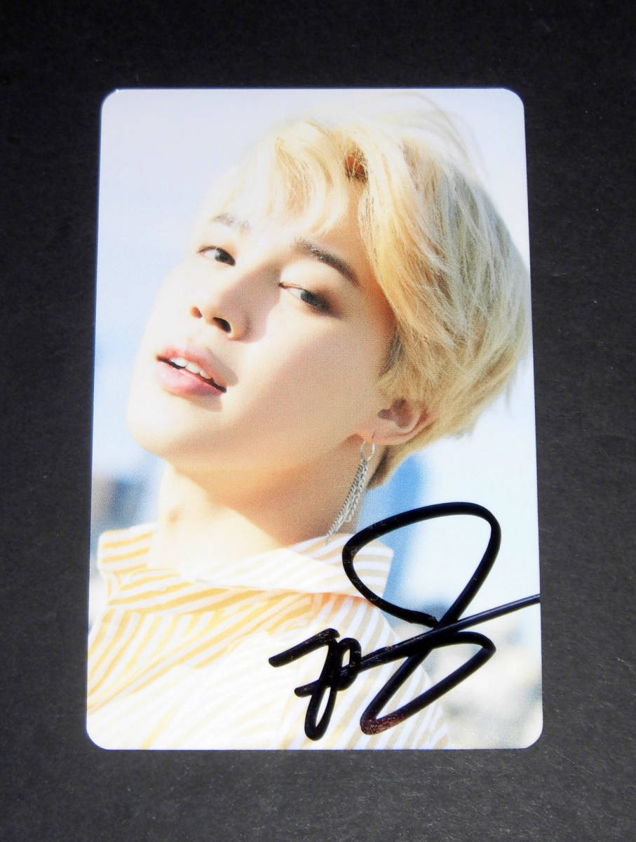 jimin(BTS, пуленепробиваемый подросток .)* с автографом *[DICON PHOTOCARD 101] фото карта 