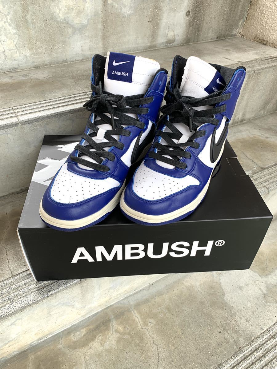 【★安心の定価販売★】 DEEP HIGH DUNK NIKE × 【美品】AMBUSH ROYAL ジョーダン ナイキダンク JORDAN AIR 27cm 27.0cm 【★安心の定価販売★】 DEEP HIGH DUNK NIKE × 【美品】AMBUSH ROYAL ジョーダン ナイキダンク JORDAN AIR 27cm 27.0cm