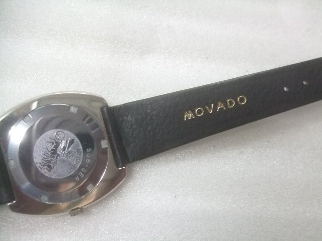  неиспользуемый товар не использовался 70s высококлассный Movado ручной завод ice blue серия dial наручные часы перемещение товар U263