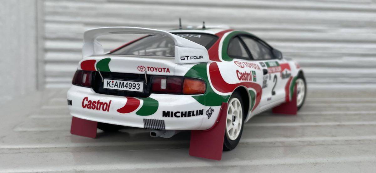タミヤ1/24トヨタ セリカGT-FOUR ST205ニュージーランドラリー完成品 タミヤ1/24トヨタ セリカGT-FOUR ST205ニュージーランドラリー完成品
