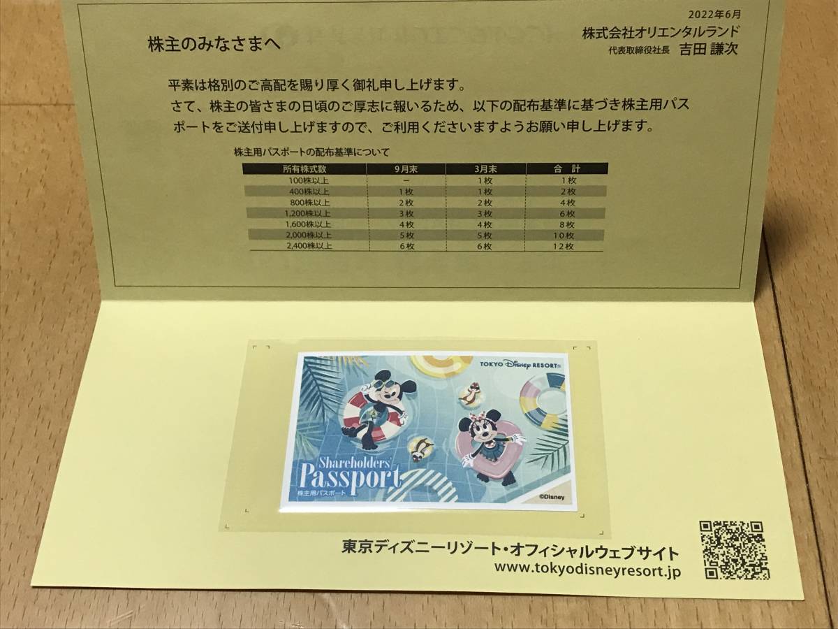 東京ディズニーランド 東京ディズニーシー チケット 株主優待券 1day パスポート TDL TDS_画像1