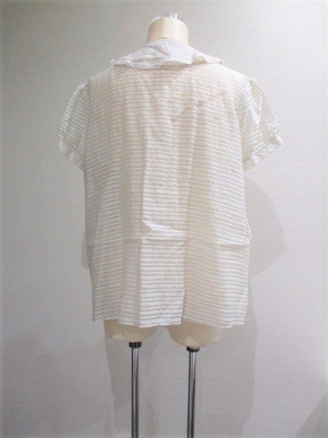  Tsumori Chisato with logo race brink .. blouse size 2 TSUMORI CHISATO