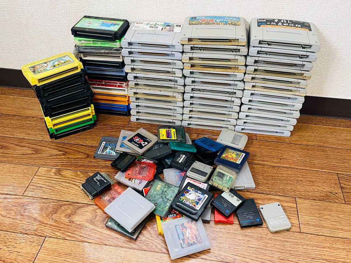 Nintendo 任天堂 ゲームカセット スーパーファミコン ソフト 全100個