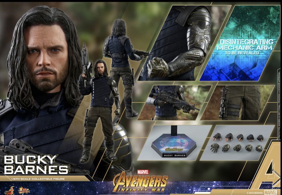 ホットトイズ バッキー・バーンズ hottoys ウィンターソルジャー