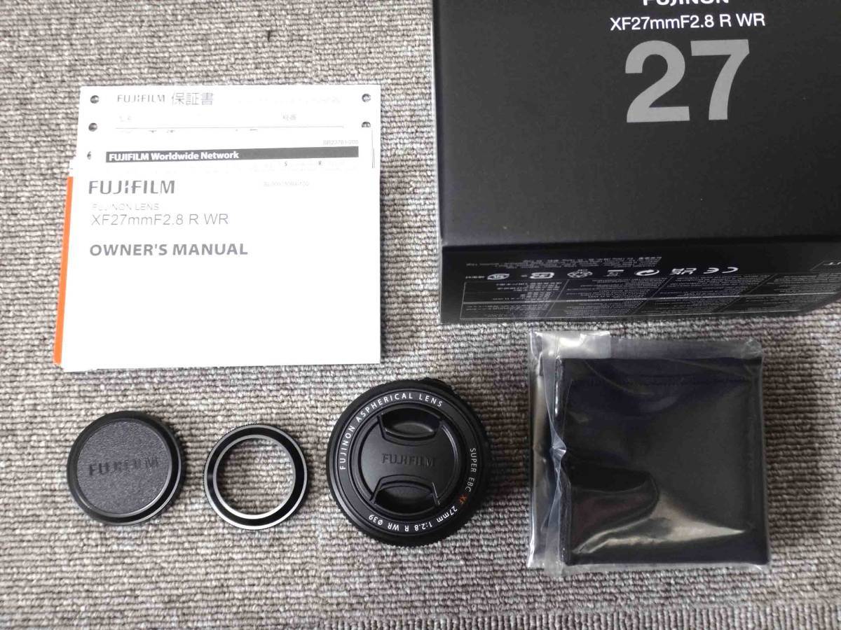 富士フィルムXF27mm F2.8 R WR 美品 | www.schmetterlinghaus.at