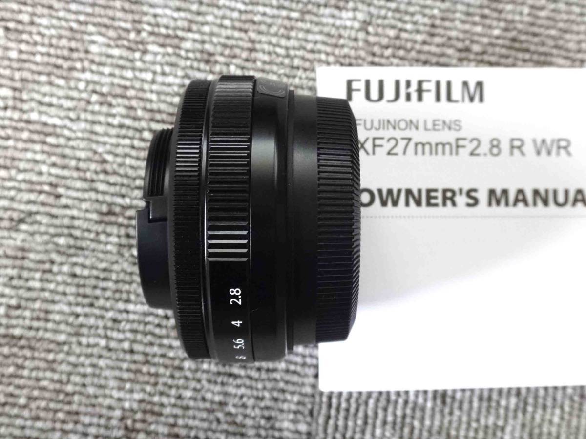 富士フィルムXF27mm F2.8 R WR 美品 | fondation-raze.fr