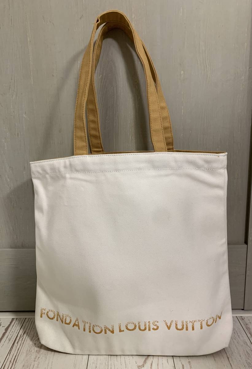正規品】FONDATION LOUIS VUITTON ロゴ トートバッグ | ozerkder.org.tr