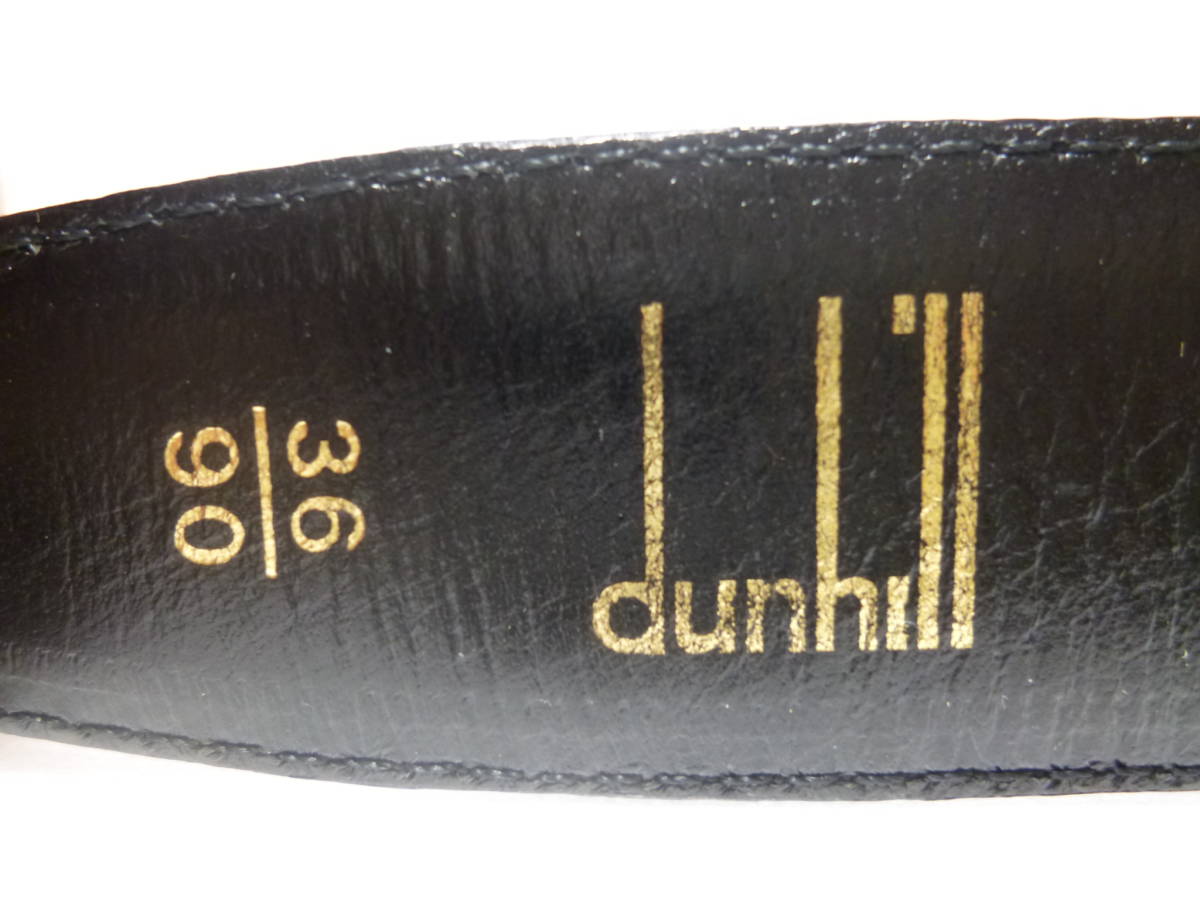 ダンヒル　dunhill　リザード型押しベルト　極美品！！_画像4