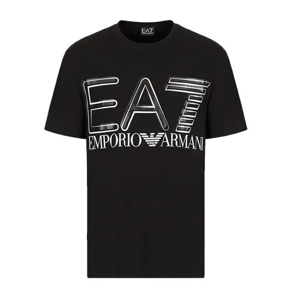 Tシャツ エンポリオアルマーニ EA7 クルーネックTシャツ 3LPT20 PJFFZ 1200 ブラック Ｌサイズ/送料無料メール便　ポイント消化