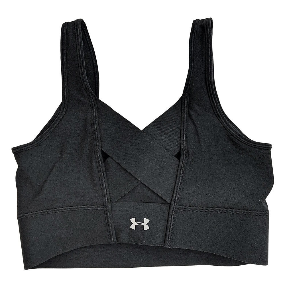  Under Armor new goods lady's sports bra 1315715 001 M black low impact yoga sports bra let spo bla